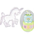 Plastic 2 Piece Set Unicorn Cutter