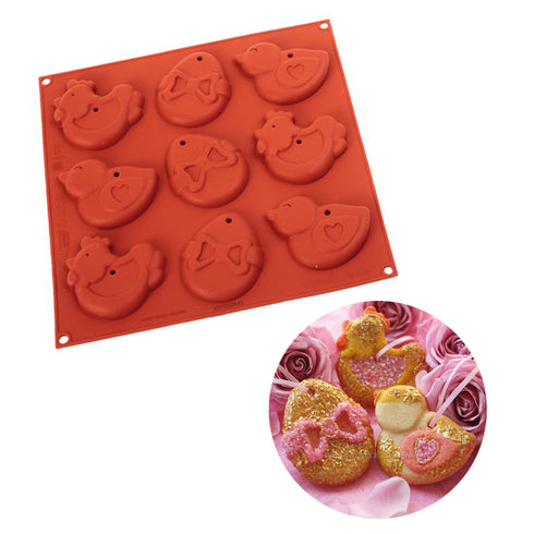 Silicone Easter Egg Garnishing Mould