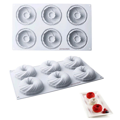 Silicone Swirl Bundt Entremet Mould - 95 Grams