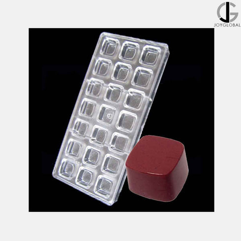 Polycarbonate Square Cube Mould - 12 Grams