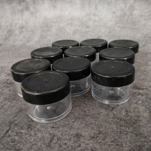 15 Grams Round Lip Balm Jar - 10 Pieces