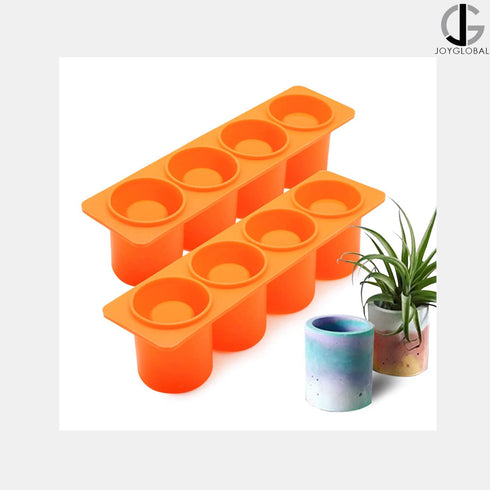 Silicone Shot Glass Planter Mould