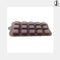 JoyGlobal Silicone 15 Cavity Square & Flower Shaped Chocolate Soap Mould