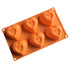 Silicone Double Heart Mould - 100 Grams