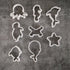 Food Grade 8 Pieces Sea Life Cutters