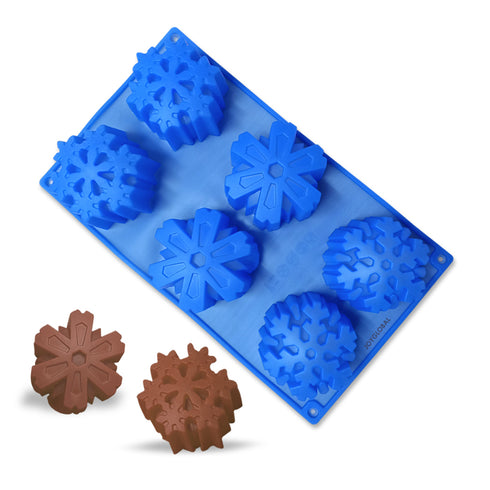 Silicone Snowflake Mould - 130 Grams