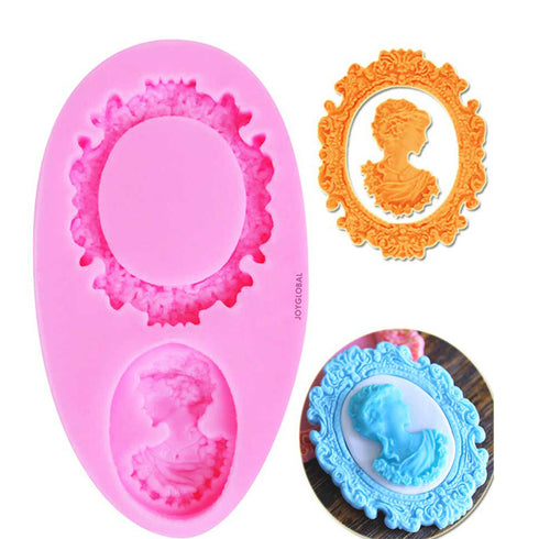 Silicone Mirror Lady Mould
