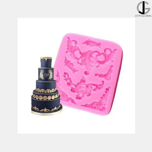 Silicone Baroque Vintage Mould- 7 Cavity