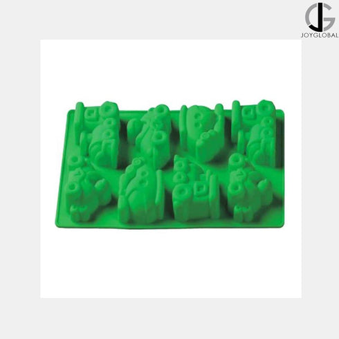 8 Cavity Car Train Helicopter Soap Mould