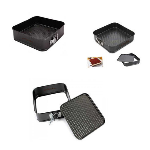 Carbon Steel Square Cheesecake Pan (24 CM)