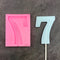 Silicone Number 7 Mould for Baking: Easy Shape Release Mould