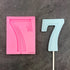 Silicone Number 7 Mould for Baking: Easy Shape Release Mould