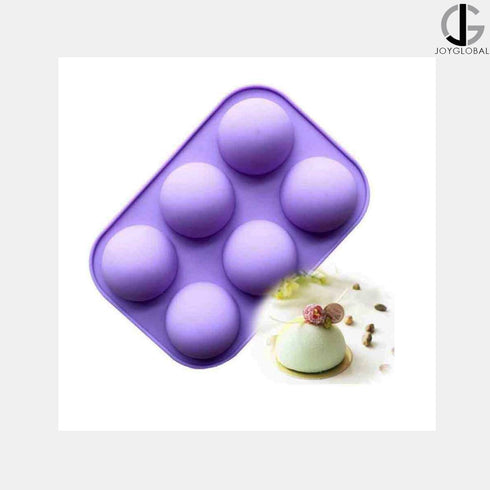 Silicone Half Sphere Soap Mould - 40 Grams