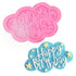 Cloud and Star Happy Birthday Mould