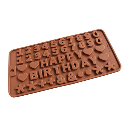 Silicone HAPPY BIRTHDAY With Numbers Mould