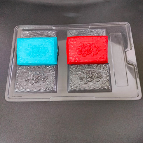 Cacao Rose Print PVC Chocolate Mould - 55 Grams