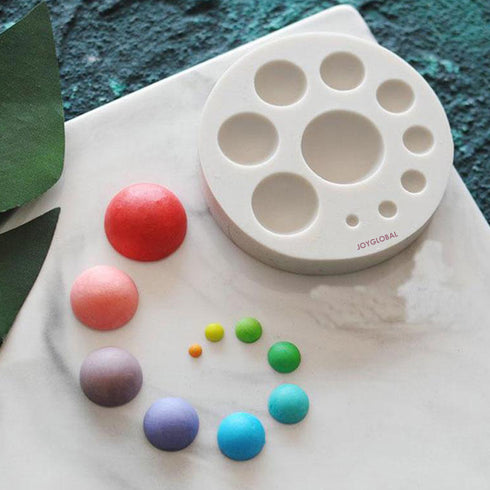 Silicone Half Sphere Mould - 10 Cavity