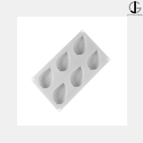 Silicone 6 Cavity Leaf Mould - 90 Grams