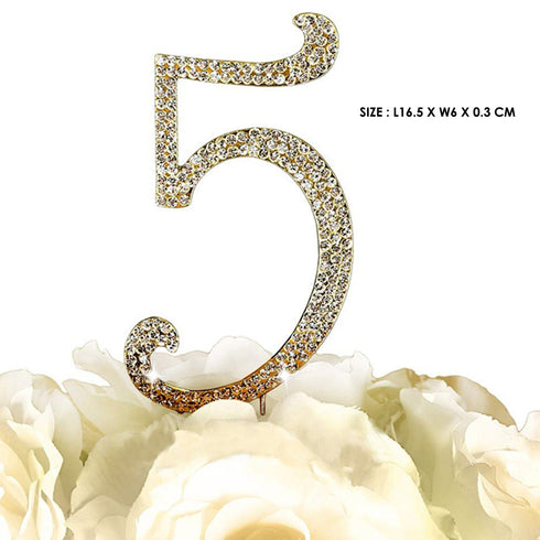 Number 5 Big Cake Topper
