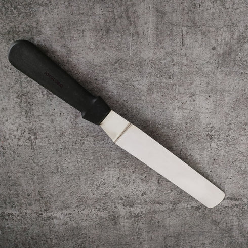 Stainless Steel Palette Knife Bent with Plastic Handle - 8 Inch