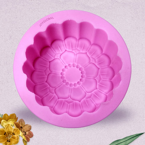 Silicone Flower Soap Candle Mould -  70 Grams