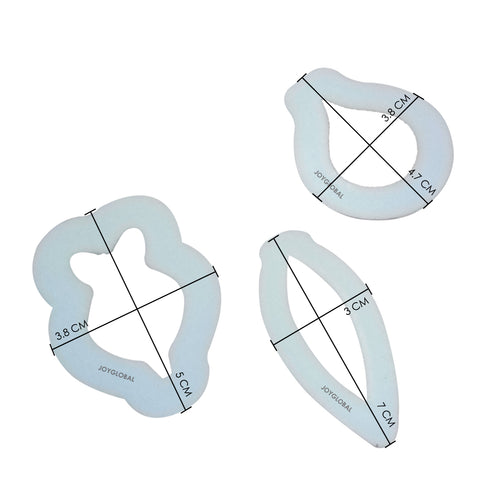 3pcs Set Flower Bunting Cookie Cutter
