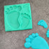 Silicone Human Feet Mould - 3 Cavity
