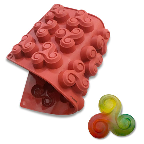 Fidget Spinner Shape Silicone Mould - 25 Grams