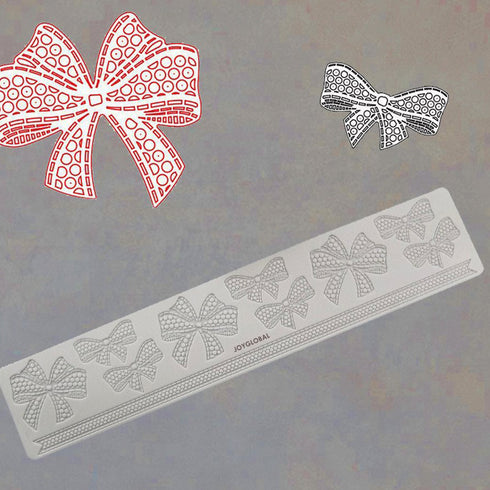 Silicone Bow Tie Bowknot Lace Mat