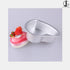 Aluminum Heart Shaped Cake Pan - Set 3 Pieces