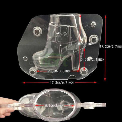 Polycarbonate 3D High Heel Boot Mould