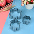 Stainless Steel Flower Cutter - Set of 3 Pieces