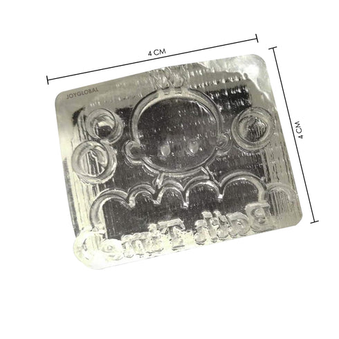 Acrylic "Bath Time" Design Baby Shower Stamp