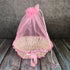 Oval Gift Basket with Net Cover