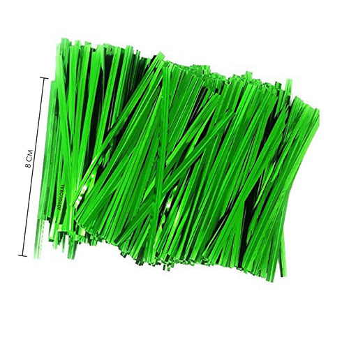 Chocolate Twisters Packing - Green (Pack of 400 Pieces)