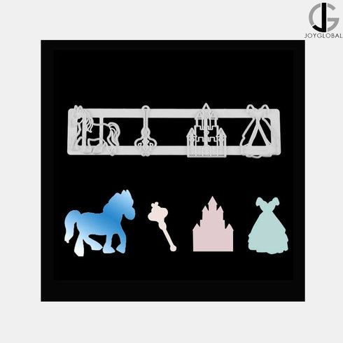 JoyGlobal Fairytale Motifs Plastic Cutter