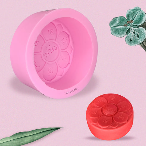 Silicone Round Sanskrit Om Chakra Mould