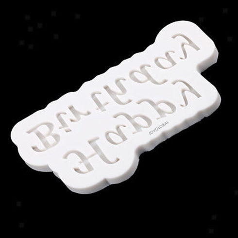 Silicone Happy Birthday Letter Mould
