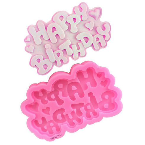 Silicone Happy Birthday Mould