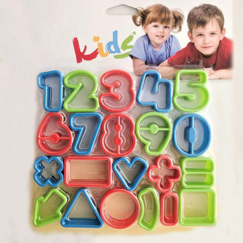 Numbers & Symbols Pull Press Bakeware Cutters (Number 0-9)