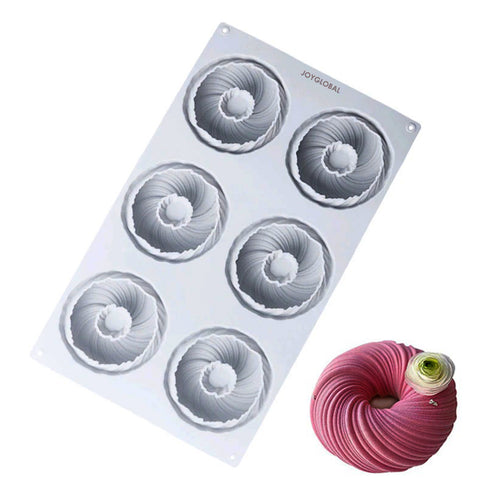 Silicone Swirl Bundt Entremet Mould - 95 Grams