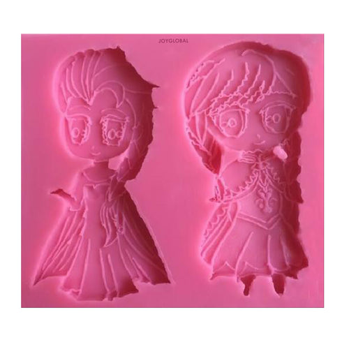 Silicone Princess Beautiful Girl Mould