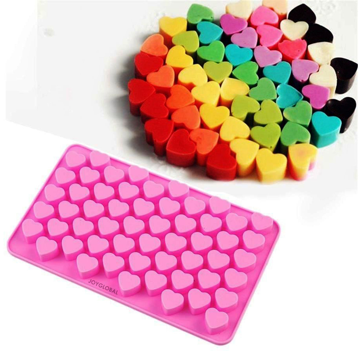 55 Heart Mould Silicone Moulds Mini Candy Molds Silicone Shape for