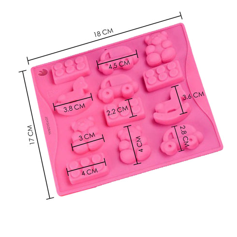 Trojan Horse lego Car Bear Chocolate Mould