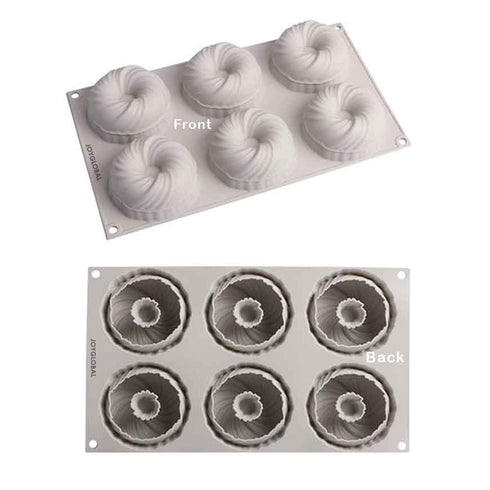 Silicone Swirl Bundt Entremet Mould - 100 Grams