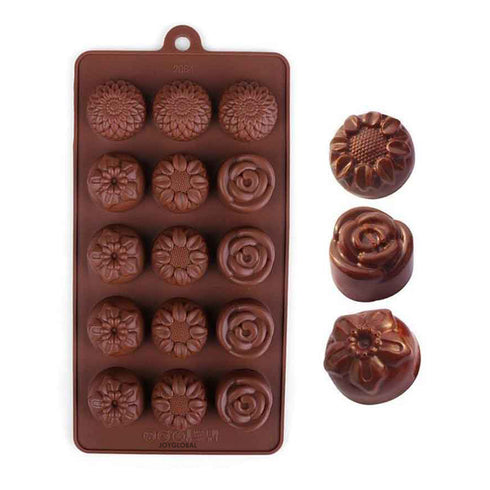 Silicone Mixed Flowers Mould