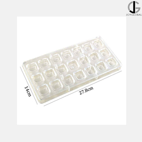Polycarbonate Square Cube Mould - 12 Grams
