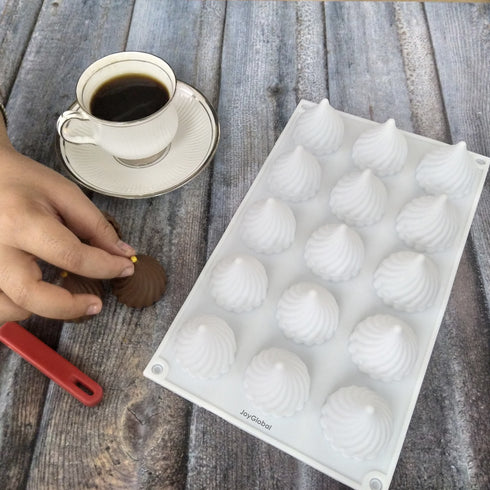 Silicone Onion Bun/Modak Entremet Mould - 15 Cavity