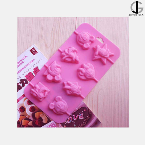 Silicone Cartoon Character Lollipop Mould