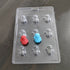 Cacao Snowman Shape PVC Mould - 12 Grams